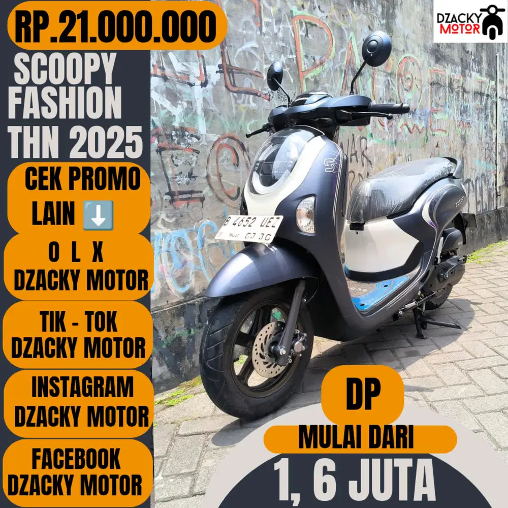 SCOOPY FASHION 2025 SECOND LIKE NEW