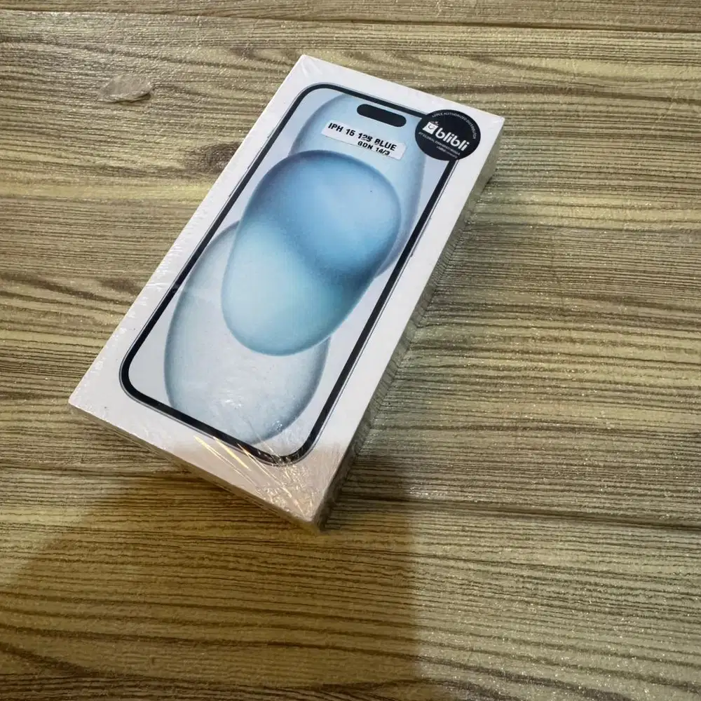 iphone 15 128gb Blue new Resmi ibox Bisa TT dan COD