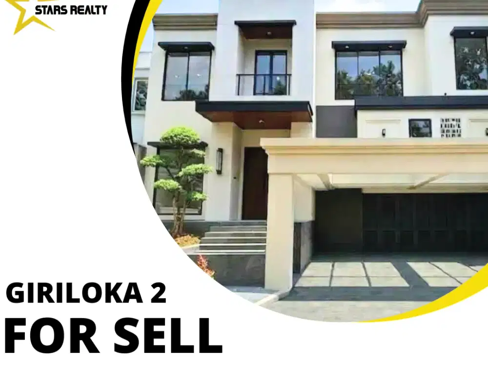 Dijual Cepat Rumah Mewah Ada Kolam Renang di Komplek GIRILOKA 2 BSD City