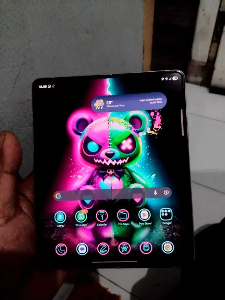 Samsung galaxy fold 3 Fullset mulus ram 12/256 5G