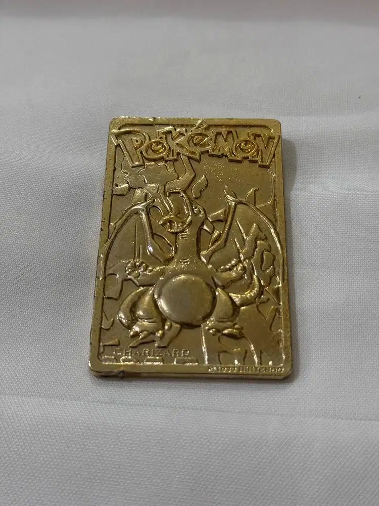 Charizard 23k GoldPlate pokemon nintendo 1999