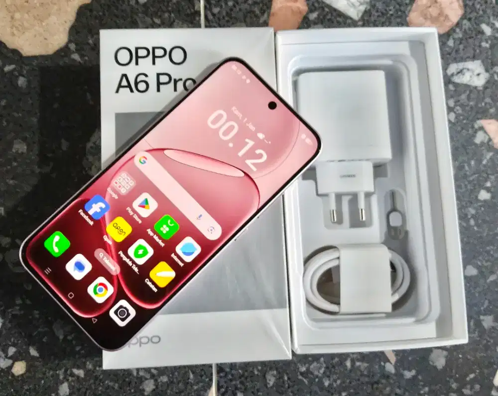 oppo A6 pro baterai 7000mah fast charger 80watt fullset