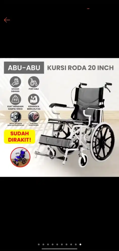 Kursi Roda lipat portable
