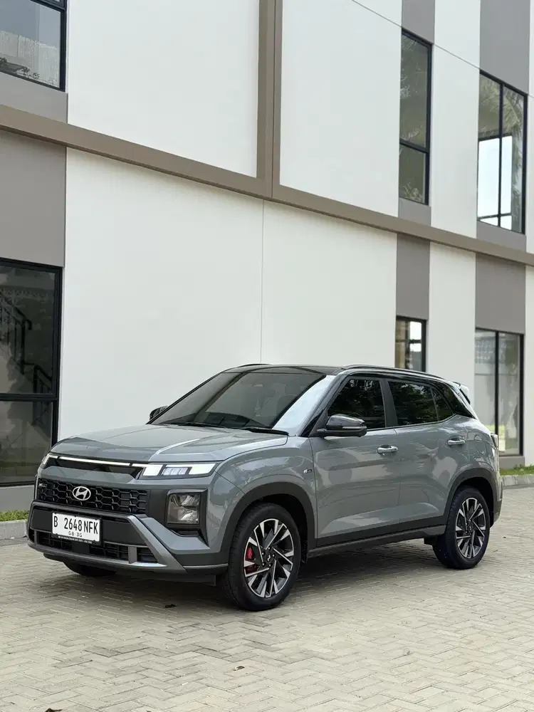 HYUNDAI CRETA N-Line 1.5 Turbo 2025 GREY. KM 5 RB. PAJAK 08/2026.