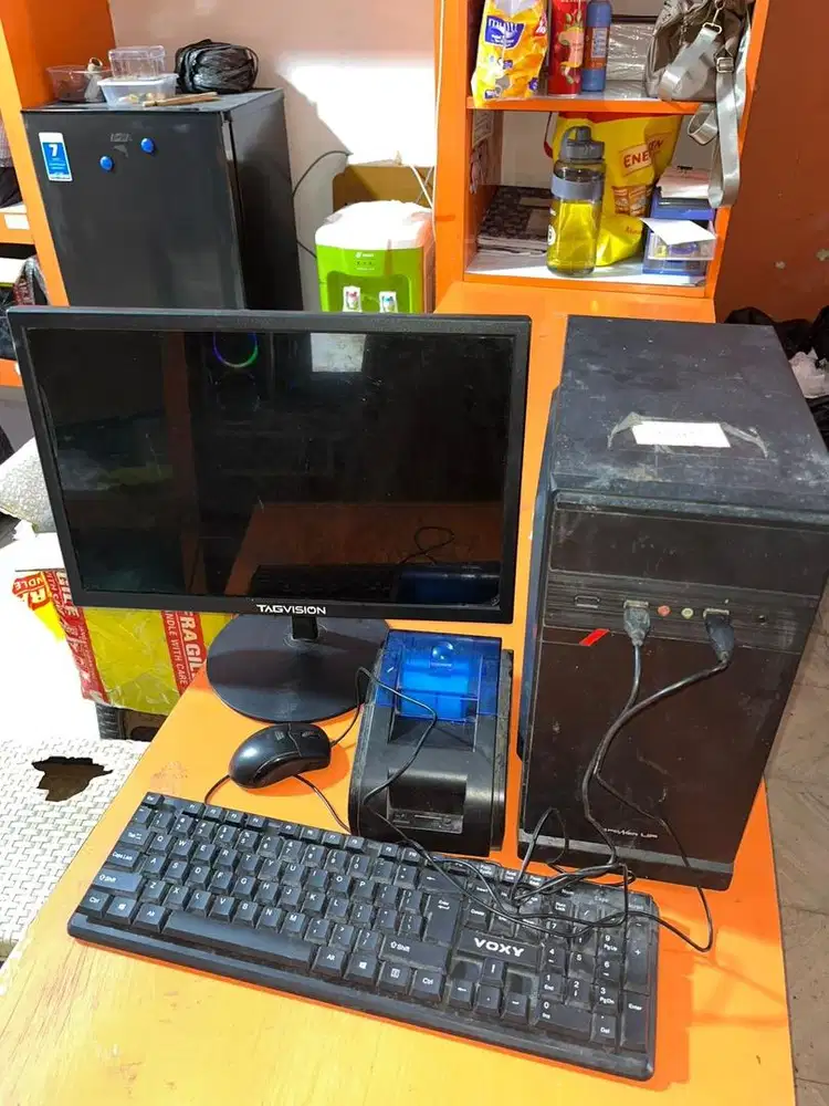 Komputer Toko 1 Set Bekas Kasir Toko