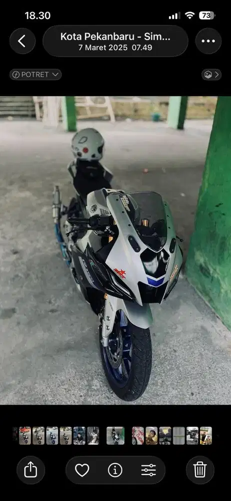 knalpot fullsystem r15