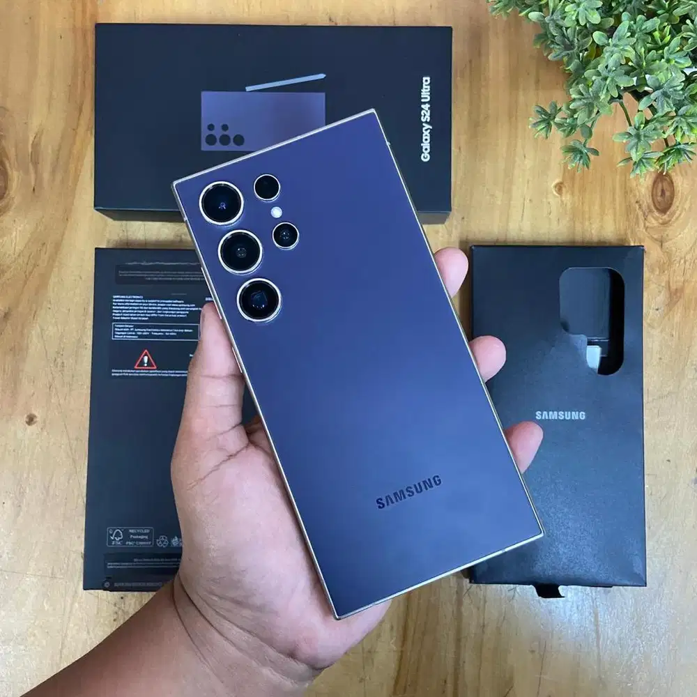 Samsung S24 Ultra 5G 512GB titanium Violet resmi SEIN full Original
