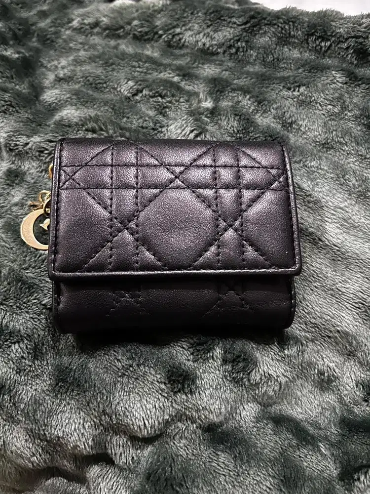 PRELOVED: Lady D Lotus Lambskin Wallet