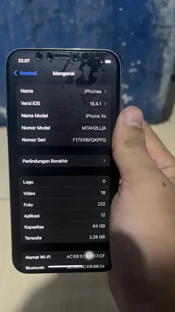 IPHONE XS 64GB FULLSET