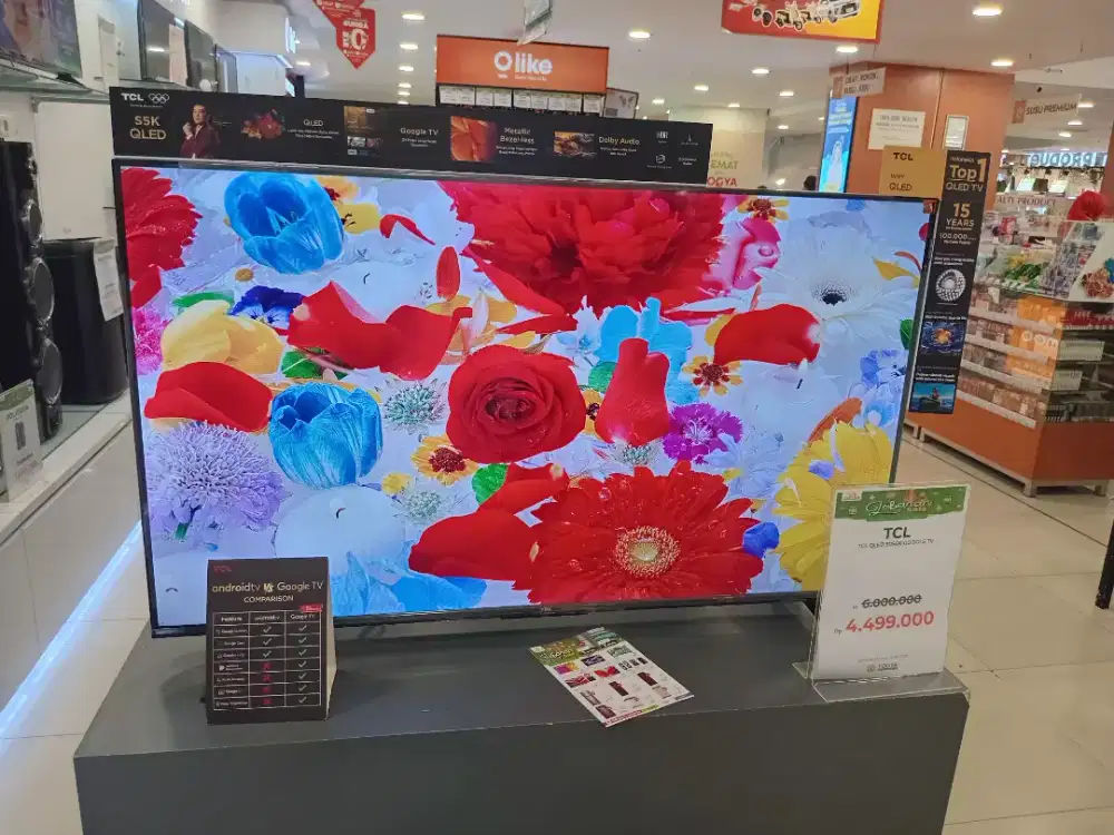 TV LED TCL QLED TV +GOOGLE TV 50INCH