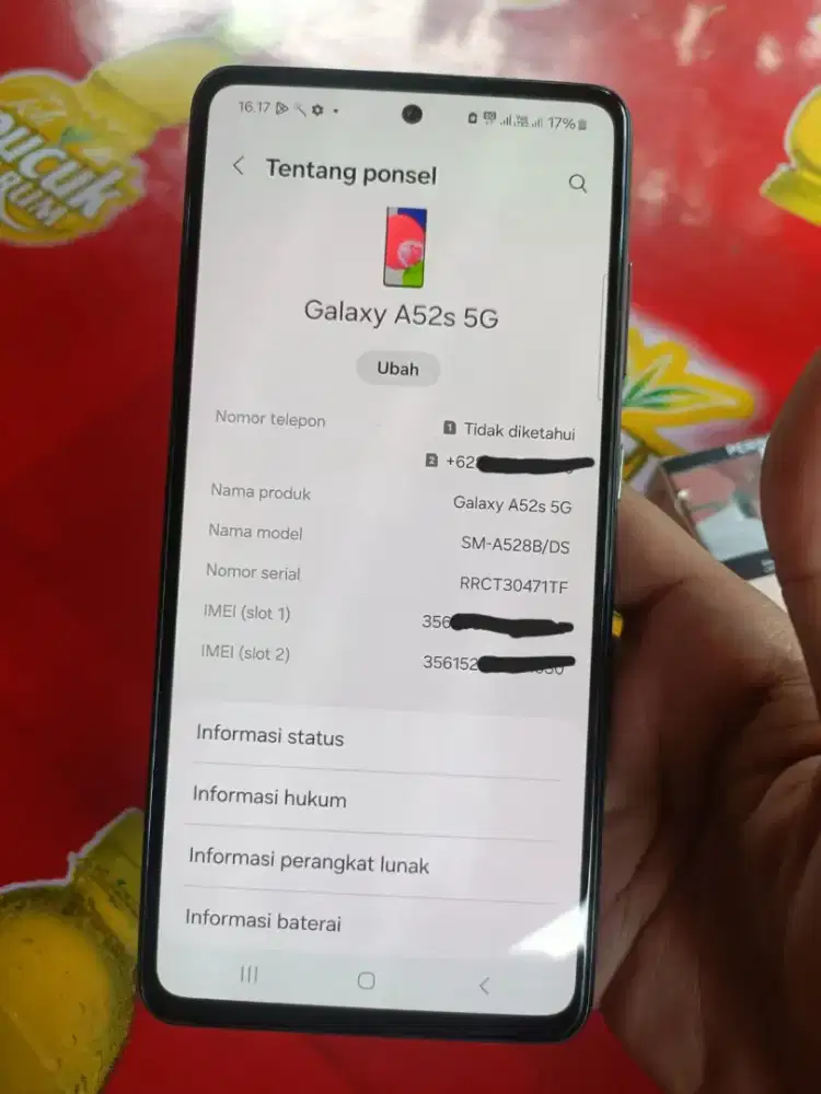 Samsung A52s 5G Ram 8/128 Resmi Sein