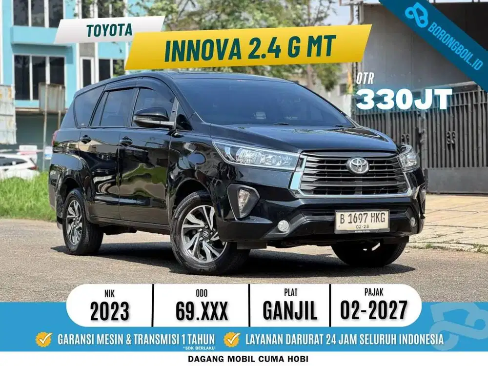 DIESEL! INNOVA 2.4 G MT 2023 PAJAK PANJANG