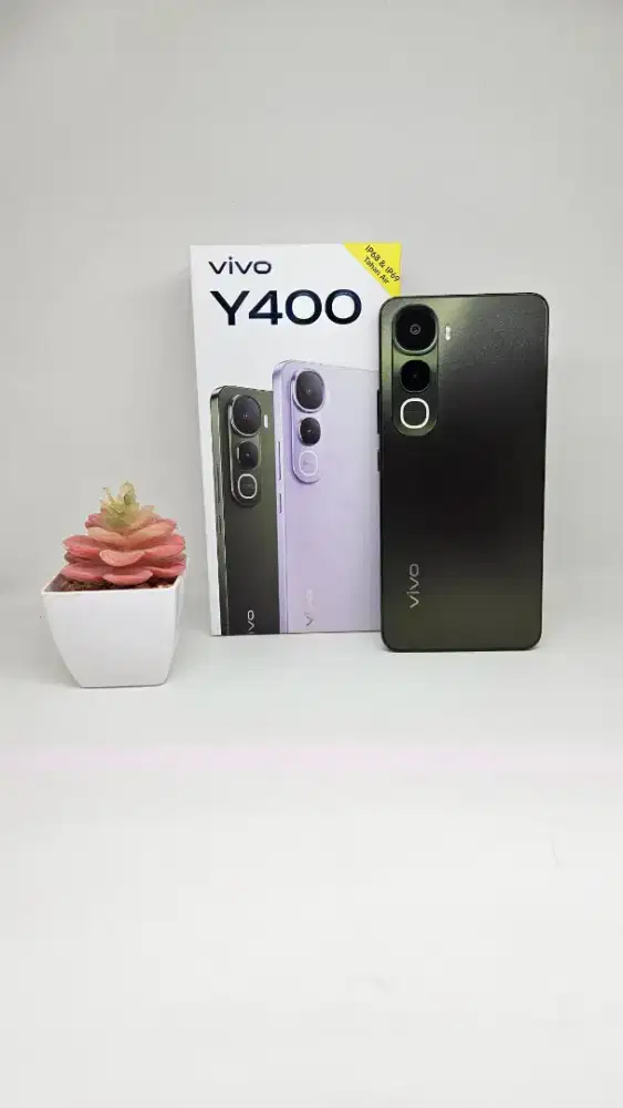 Vivo Y400 8/256 (Green) Garansi 16 september 2026 l Fullset l Mulus