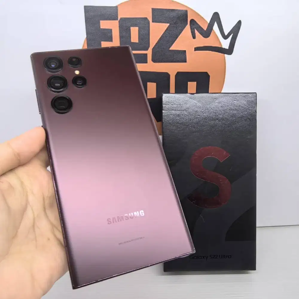 Samsung S22 Ultra Burgundy 512/256GB FULLSET Mulus No Minus Ex Sein