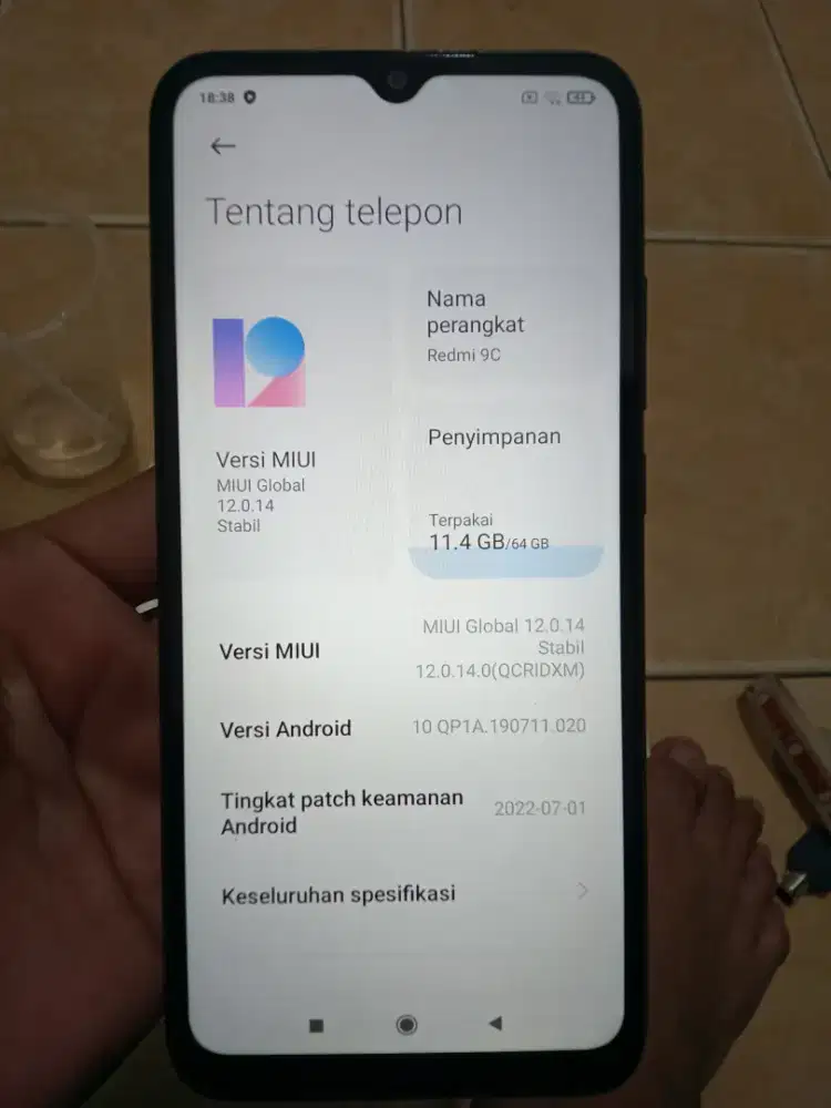 HP REDMI 9C RAM 4/64