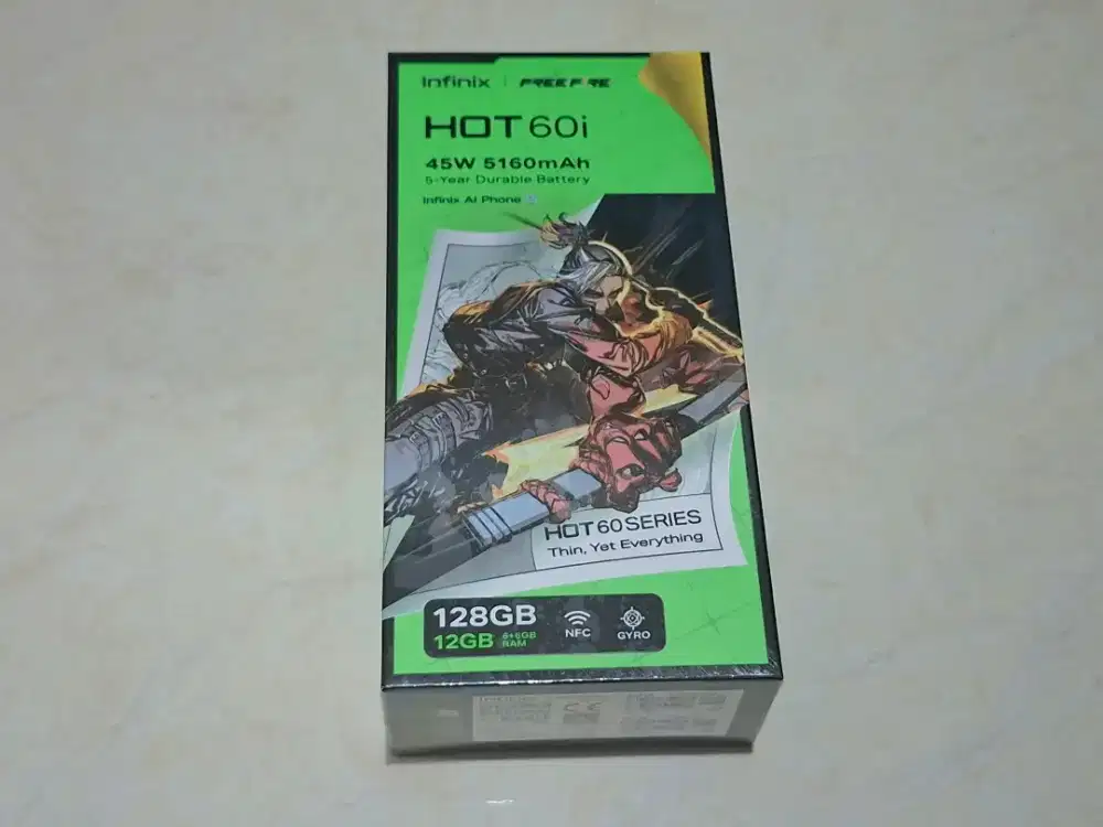 INFINIX HOT 60I 6/128 NEW BNIB HARGA NETT