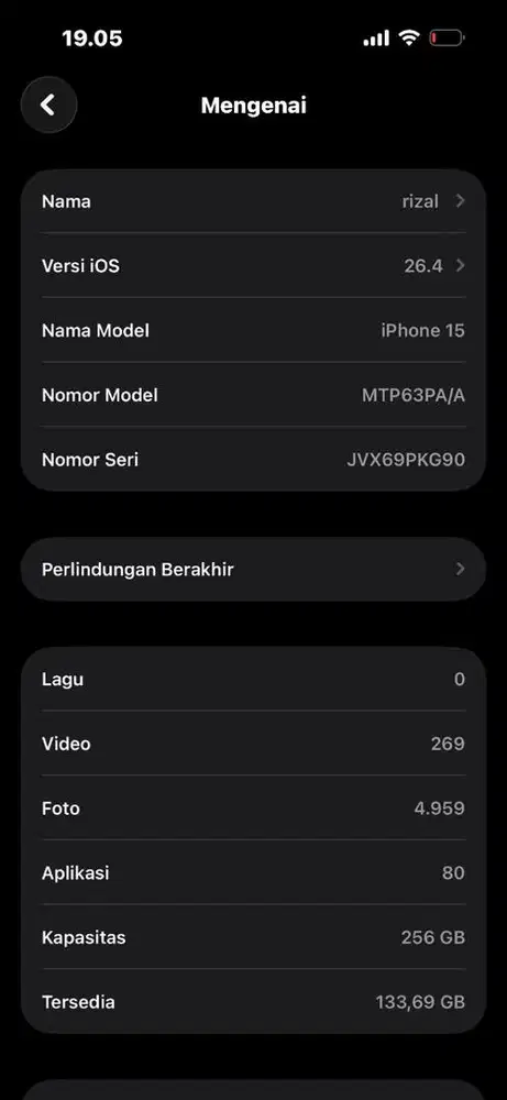 Iphone 15 EX IBOX 256