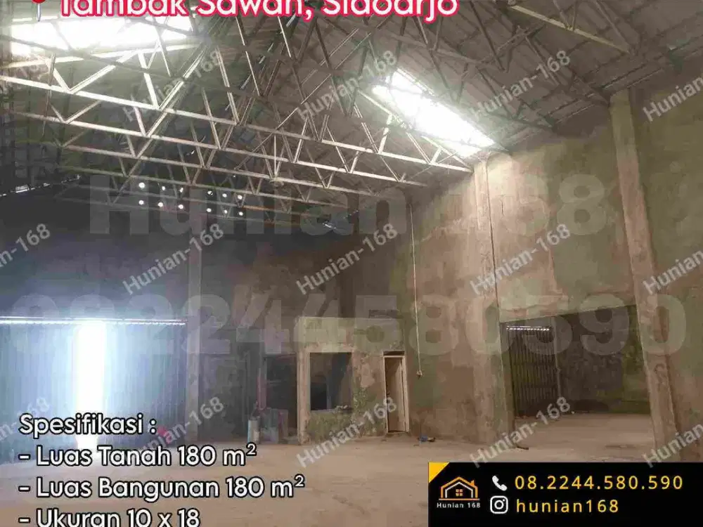 Jual Sewa Gudang Pergudangan Tiara Jabon Tambak Sawah Rejo Waru Sidoarjo JJ Permata Bizpark Indoserena Fortune Surya Inti Permata