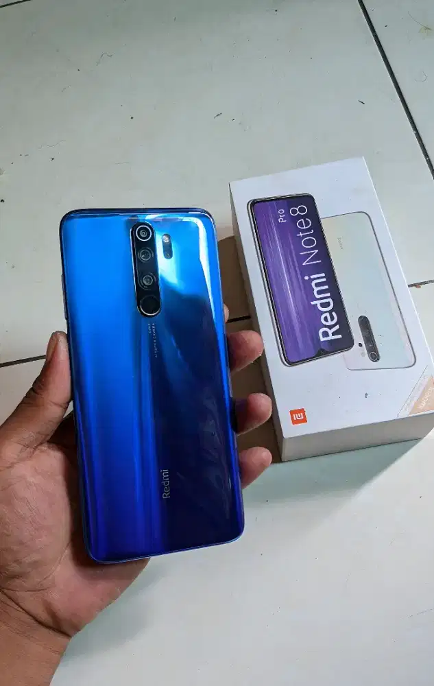 Jual cepat redmi note 8 pro mulus siap pakai