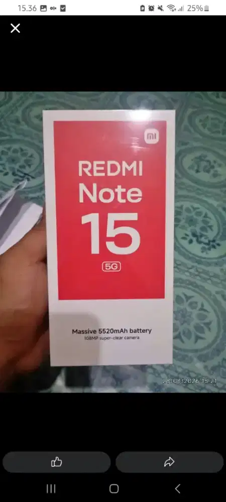 HANDPHONE REDMI NOTE 15 5G
