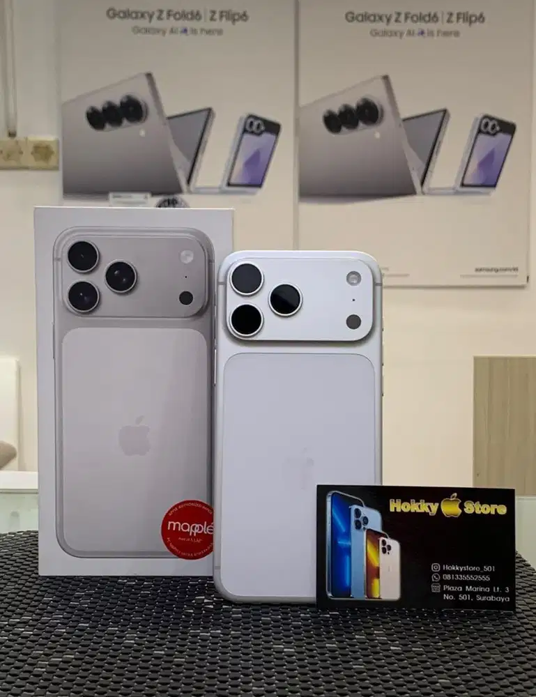 Iphone 17promax/256gb Silver garansi ibox Oktober 2026 bh 100% cc 138