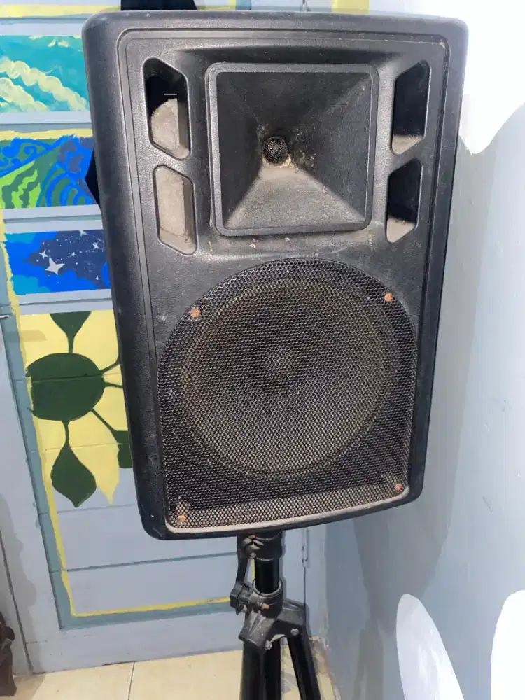 Speaker Pasif 10 Inch + Stand Tripod - Suara Mantap Untuk In/Outdoor