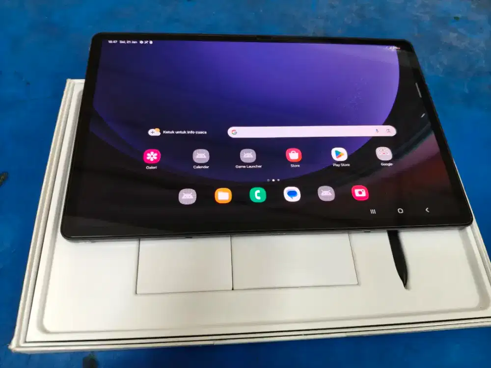 DIJUAL TAB SAMSUNG S9+ 5G RAM 12/256 LENGKAP DAN MULUS GAN