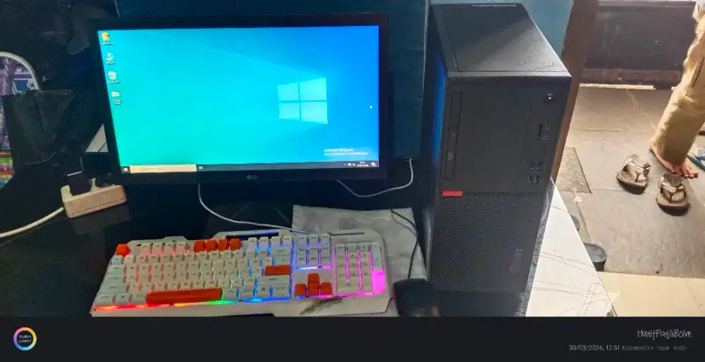 Pc bekas build up lenovo