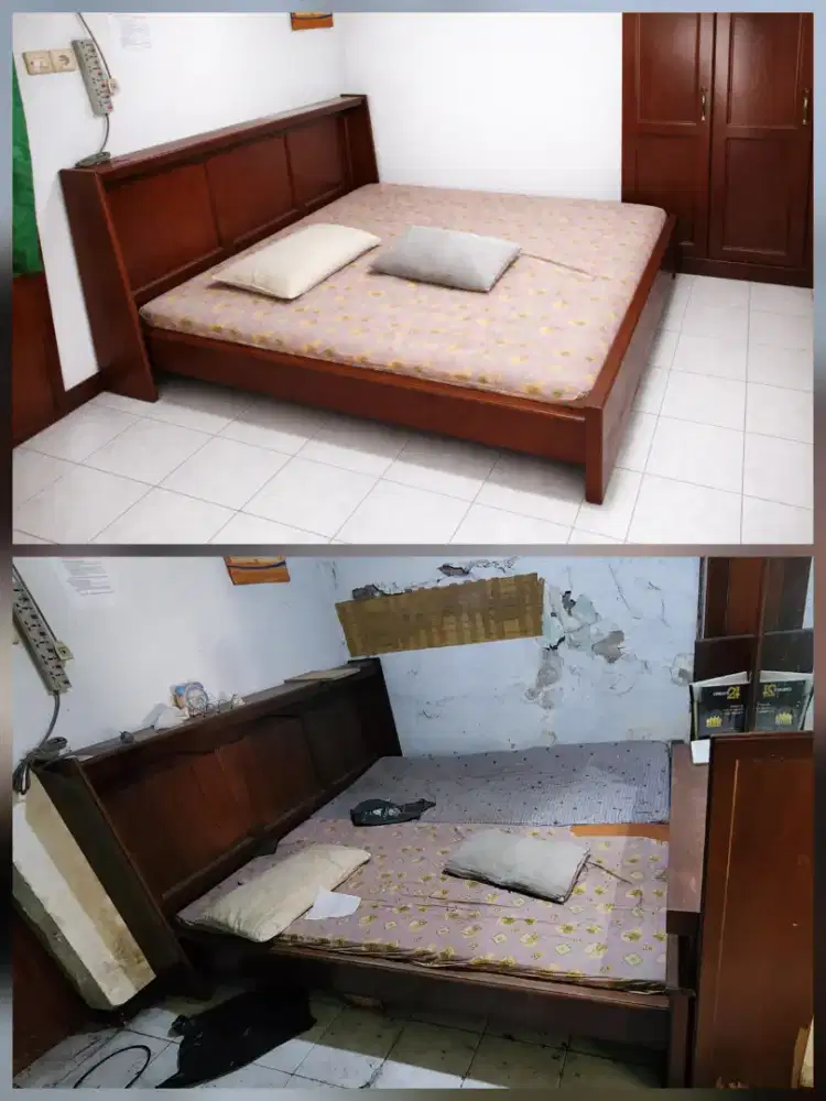 Dijual Mebel Set Rumah Bahan Jati Borongan, karena mau pindahan
