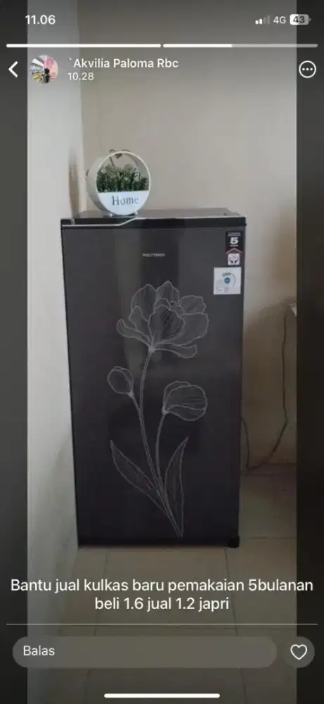 Di jual kulkas murah