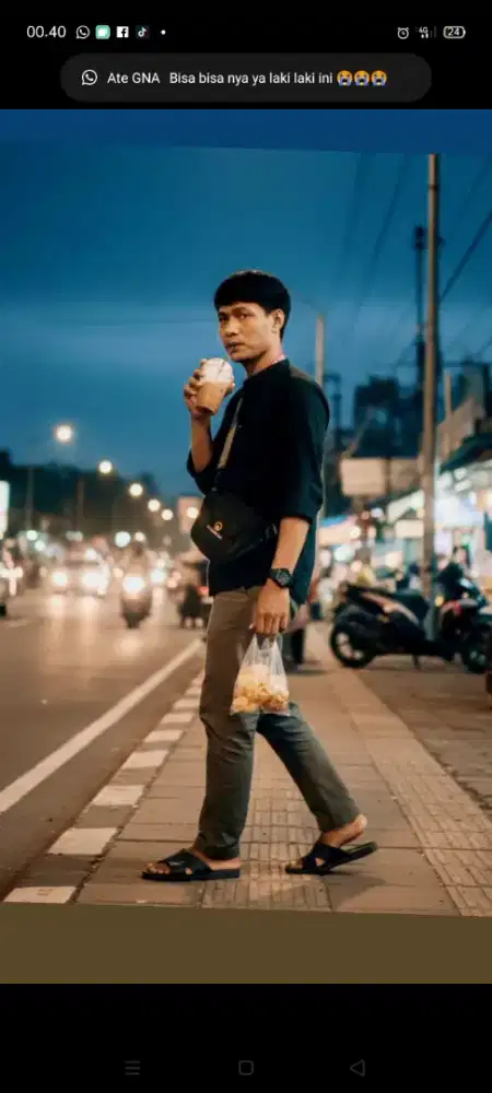 Punya niat kerja yg kuat