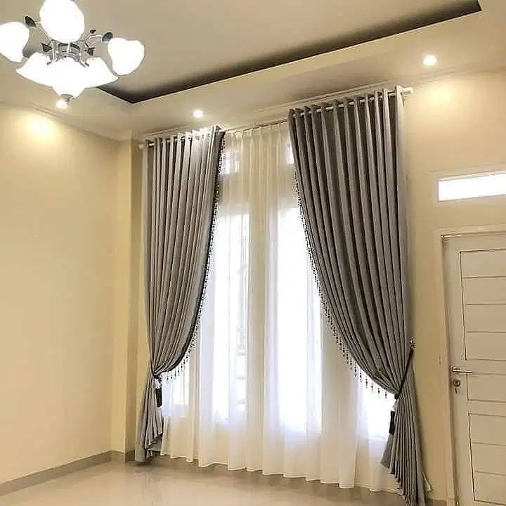 Pasang Gorden Blackout Pasang Skat Klinik Hordeng Pintu Gordyn Vitrase