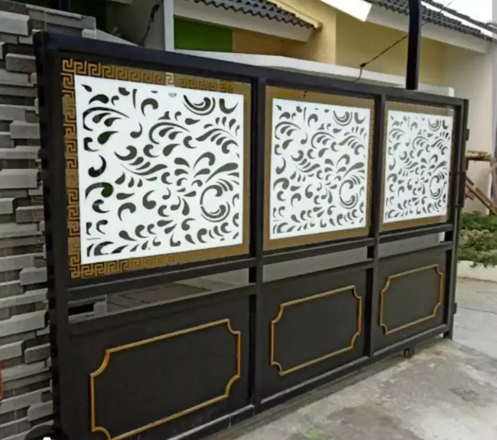 pagar minimalis modern