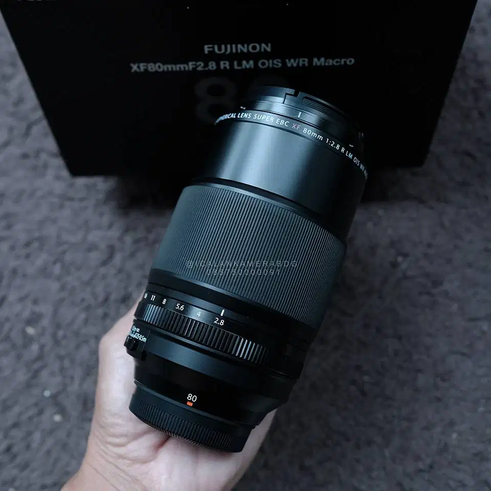Fujinon XF 80mm F2.8 R LM OIS Macro Like New Fullset Ex FFID