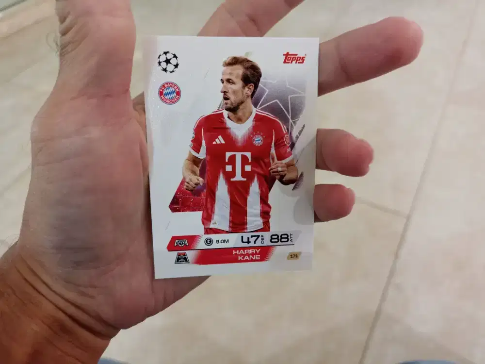 Kartu Bola Import Harry Kane Original