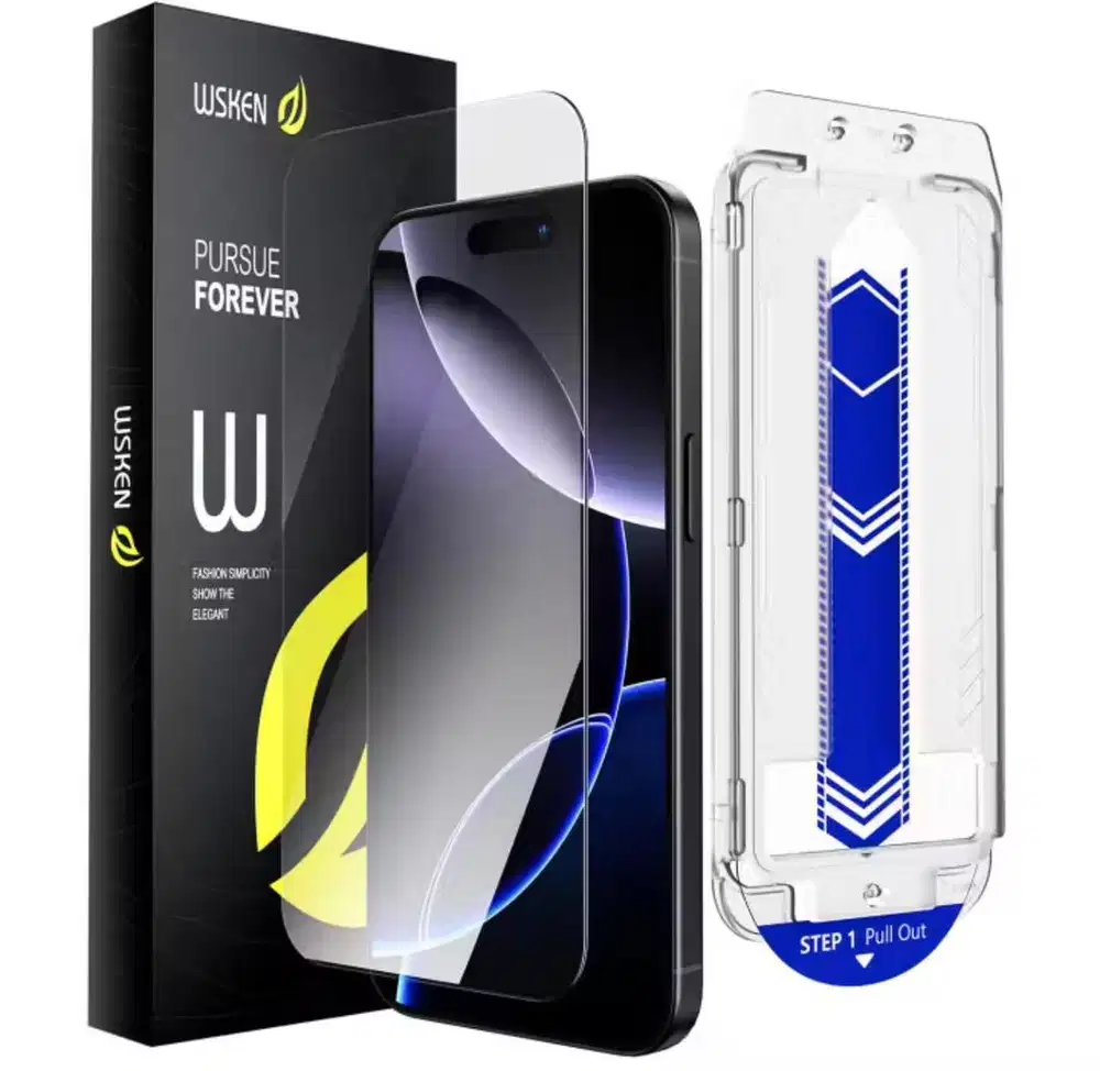 [Tanpa tepi hitam] Tempered Glass Clear (Baru)