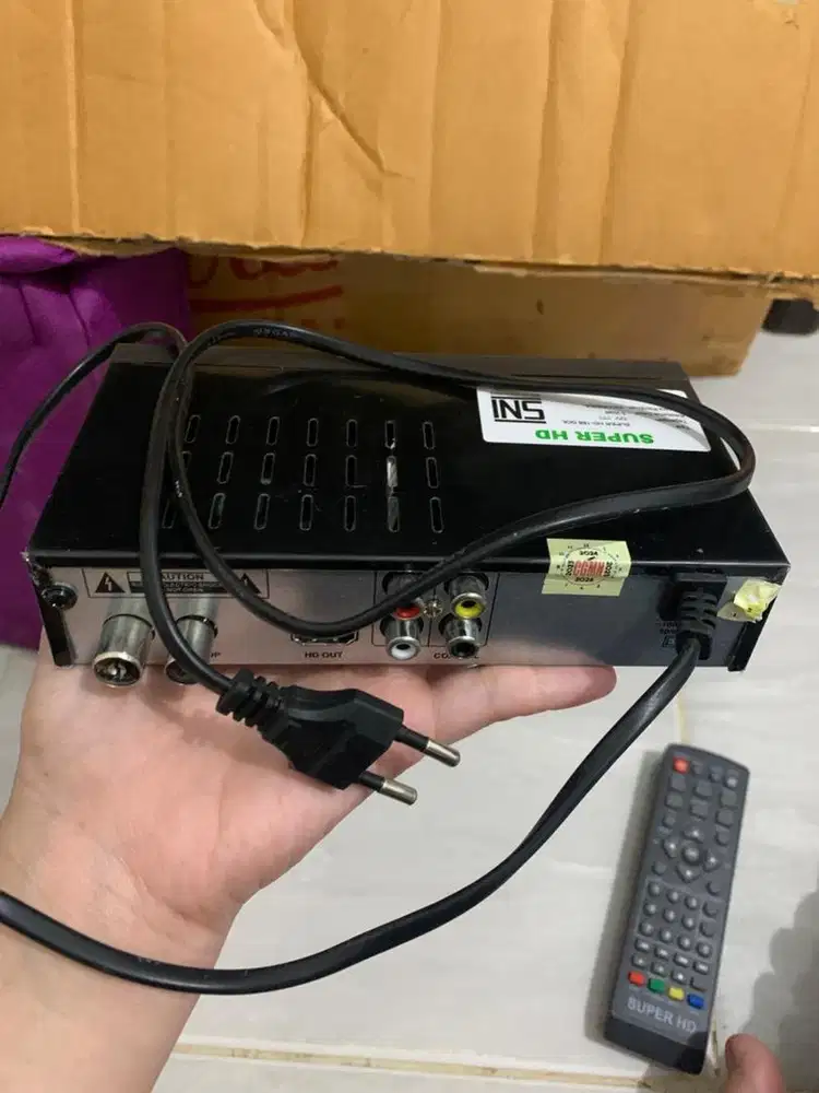 Setobox masi baru blm pernah dipakai