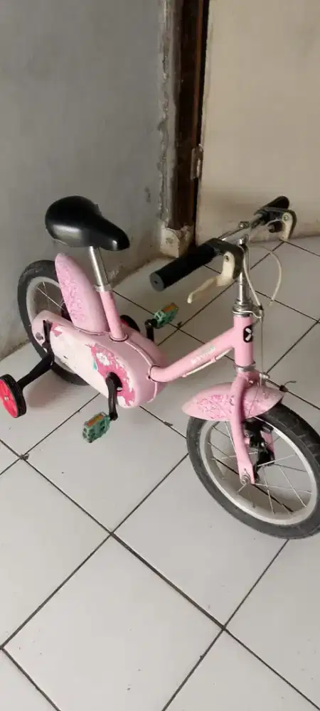 Sepeda anak decathlon btwin kids 14 inch unicorn
