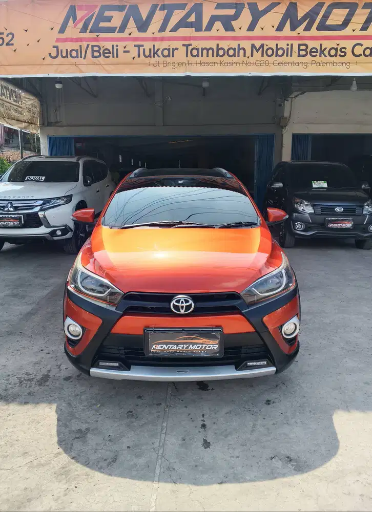 Yaris 1.5 TRD Heykers CVT Automatic Orange Metalik Tahun 2017 Terawat