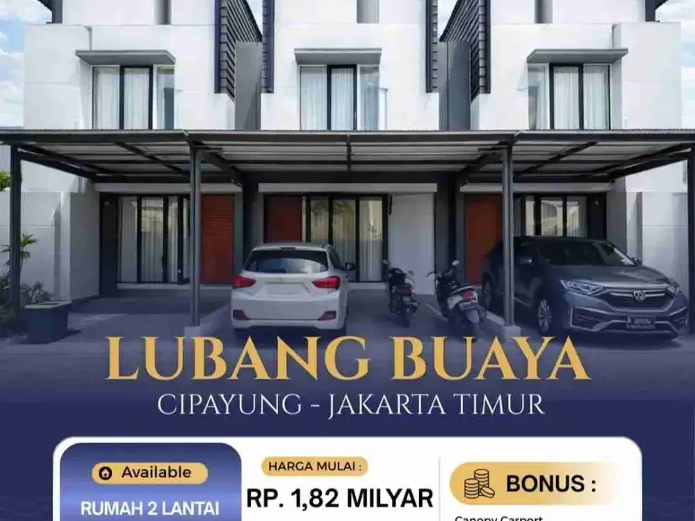 For Sale – Smart & Stylish Home in Cluster Lubang Buaya, Cipayung Jakarta Timur