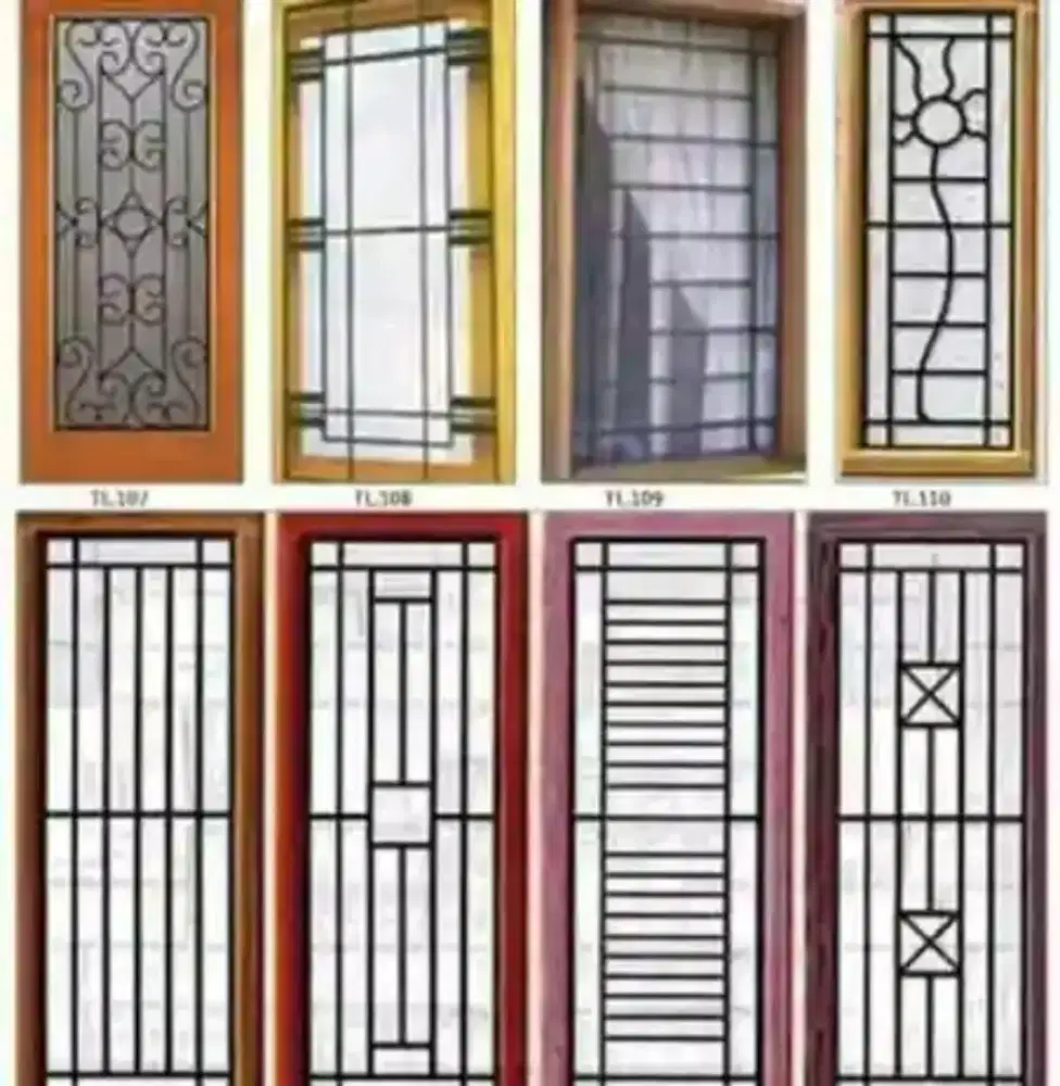 Tralis jendela besi minimalis
