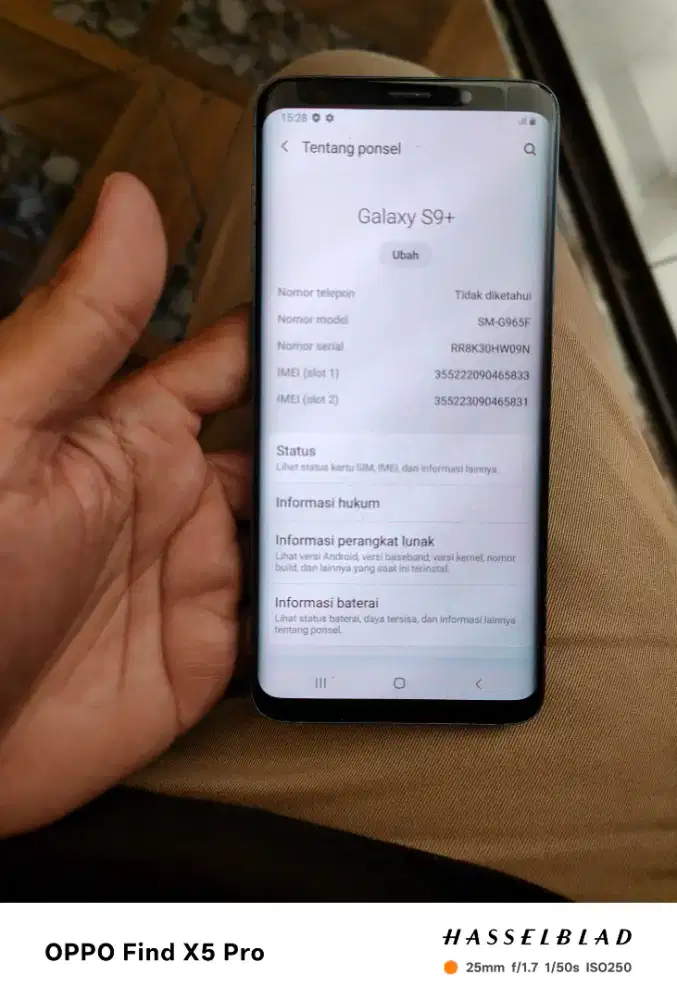 Samsung S9 Plus sein resmi 6/64 orian semua lcd bersih BS TT(Net)