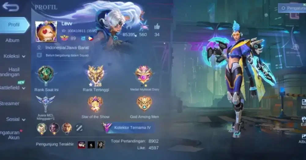 JUAL BELI AKUN GAME MOBILE LEGENDS X PUBG MOBILE