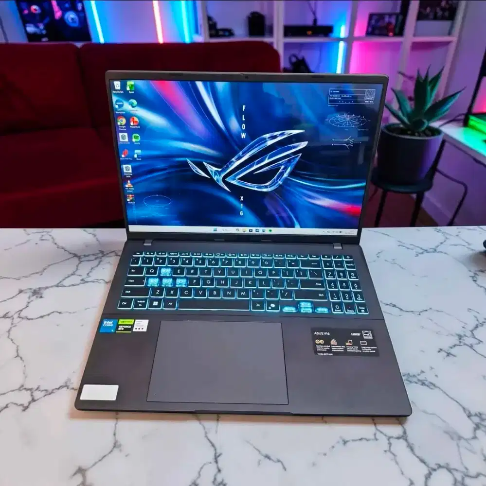 ASUS VIVOBOOK V16 AI [RAM 16GB SSD 512GB RTX 4050] MULUS LIKE NEW