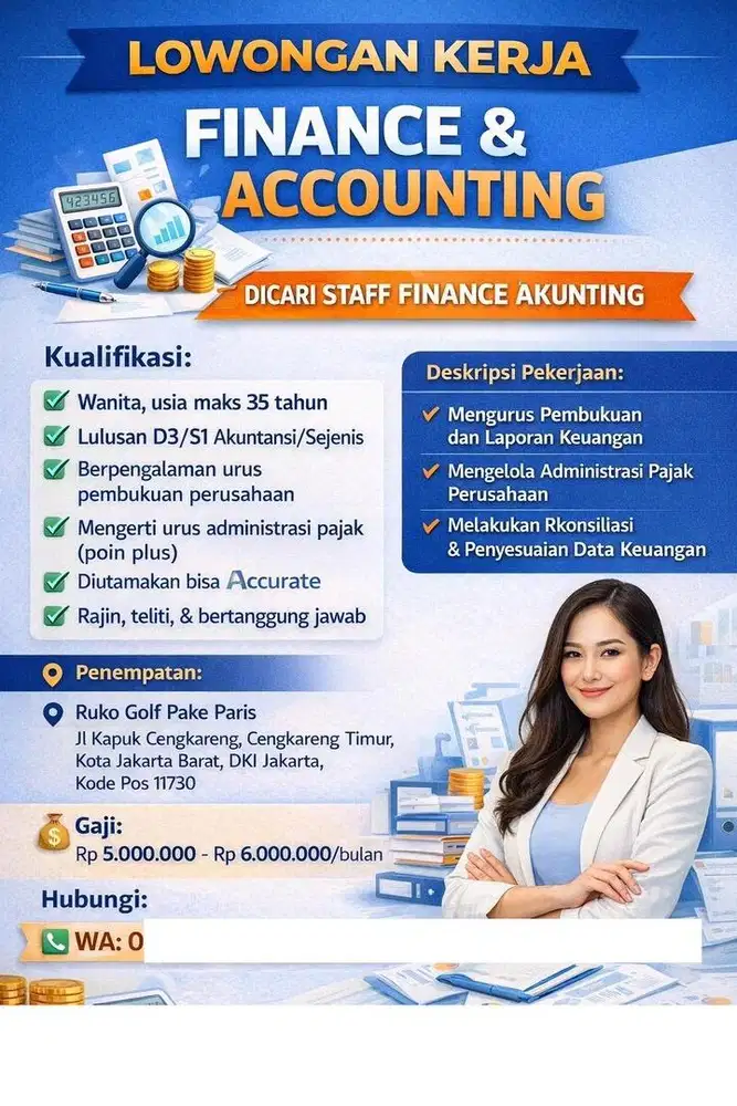 LOWONGAN KERJA FINANCE