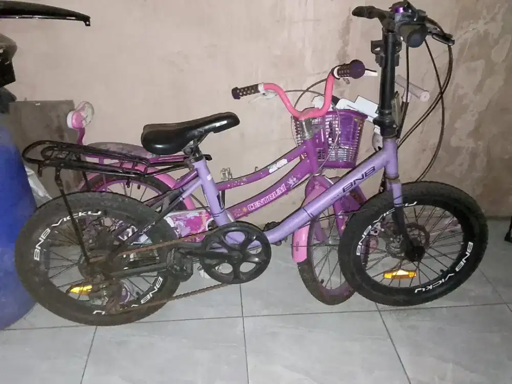 Sepeda cetrum dan Minion bnb vicky