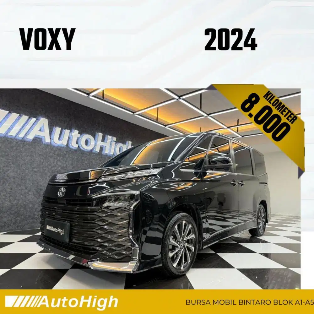 DP10% [Km8.000] Voxy 2024 Black Reg 2023 #AUTOHIGH