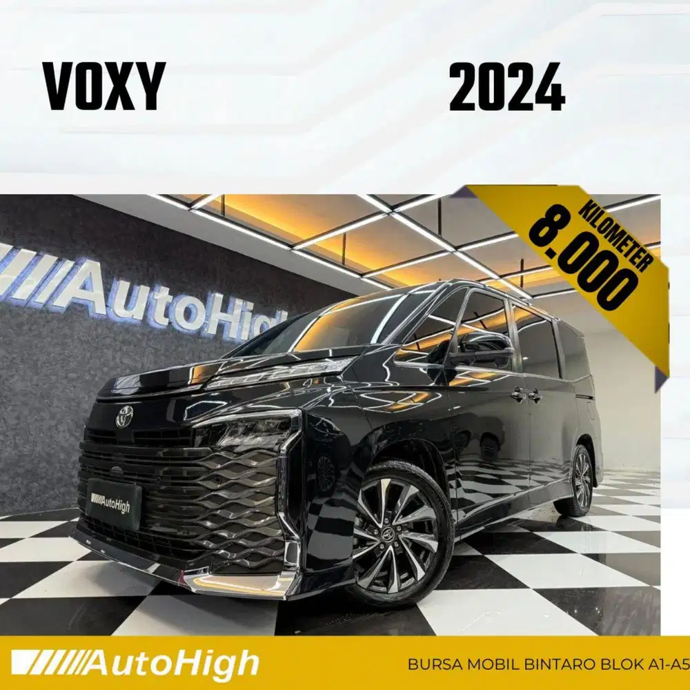 DP10% [Km8.000] Voxy 2024 Black Reg 2025 #AUTOHIGH