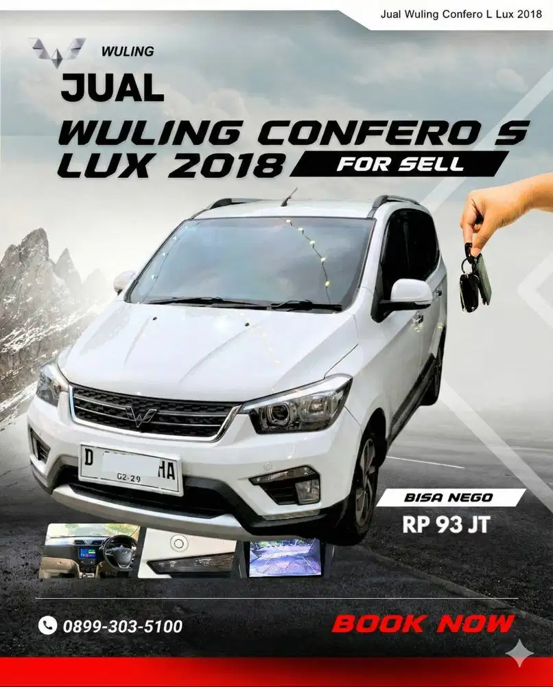 Wuling confero s 1.5L lux putih 2018
