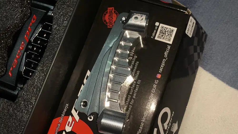 gp1 radial brake caliper racepro & caliper bracket racepro